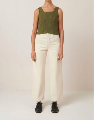 Kowtow Delta Singlet Tank In Caper