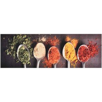 vidaXL Alfombra De Cocina Lavable Spoons 60x300 Cm Vidaxl
