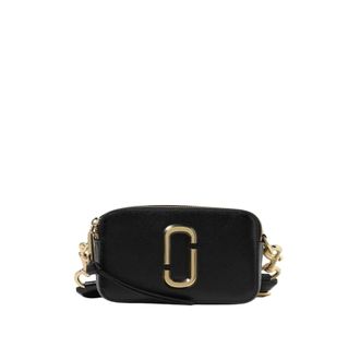 Marc Jacobs Cross Body Bags, female, Black, ONE SIZE, Leather Camera Bag Zip Closure