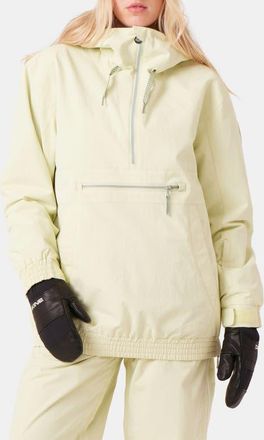 Roxy Downtown Waterproof Anorak in Jade at Nordstrom, Size Medium