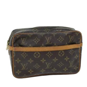 Louis Vuitton Pre-owned Canvas clutches - Dames - Pre-owned - Bruin - Maat: ONE Size Leer