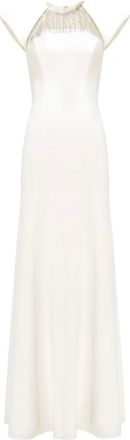 Jenny Packham Sonder verfraaide maxi-jurk - Beige