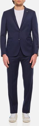Tagliatore Dark Blue Virgin Wool Two-piece Suit