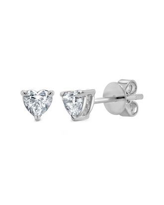 Sabrina Designs 14K 0.38 Ct. Tw. Diamond Heart Studs