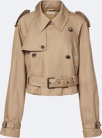 J.W.Anderson Cropped cotton trench coat
