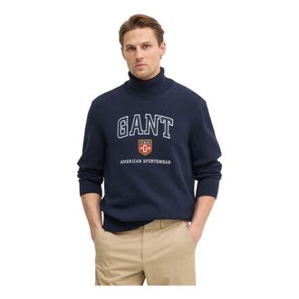 GANT Hombre, Jerseys, Azul, Talla: S