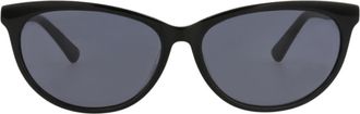 McQ by Alexander McQueen 53mm Cat Eye Sunglasses in Black Black Grey at Nordstrom Rack