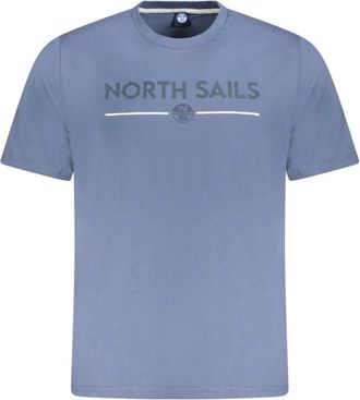 North Sails Cotton T-Shirt - Heren - T-shirts - Blauw - XL - Katoen - Tops