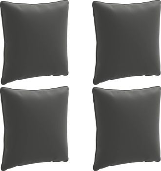 vidaXL Cojines De Respaldo De 4 Piezas Putten 4 Pcs 100% Poli&eacute;ster Vidaxl