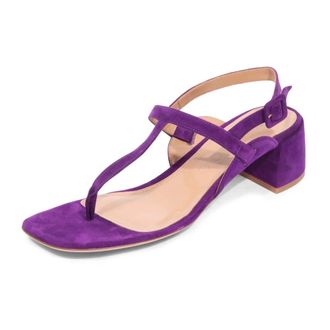 A.Bocca High Heel Sandals, female, Purple, Size: 10 US Suede Sandal Made in Italy