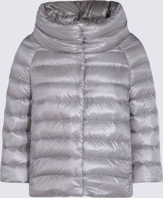 Herno Coats Blacks And Greys-Donna