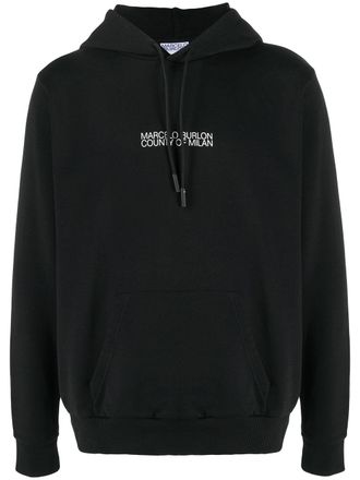 Marcelo Burlon Katoenen hoodie - Zwart