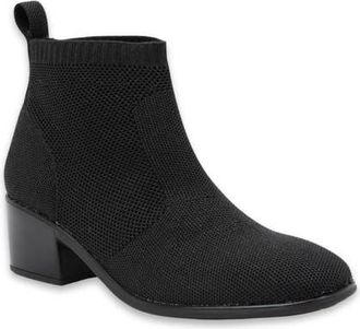 Naot Legacy Bootie in Black Silver Knit at Nordstrom, Size 10Us