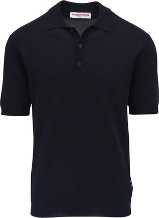 Orlebar Brown Polo con bottoni - Blu