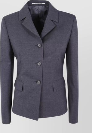 Tagliatore long sleeve jacket notched lapel design