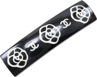 Chanel Pre-owned Accessories, female, Black, Size: ONE SIZE Pre-owned Plastic hair-accessories