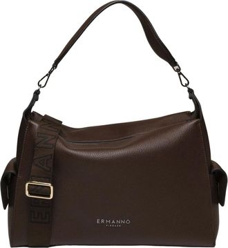 Ermanno Scervino Borsa Hobo Belinda - - Bags - Donna - Marrone - ONE SIZE