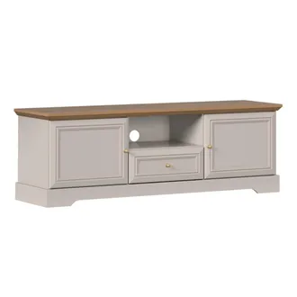 Petits Meubles Mueble tv 2 puertas 1 caj&oacute;n 155 cm paneles laminados cachemira