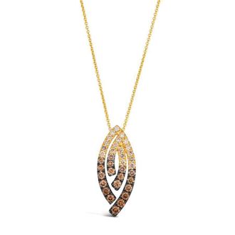 Le Vian Ladies Ombre Necklaces set in 14K Honey Gold