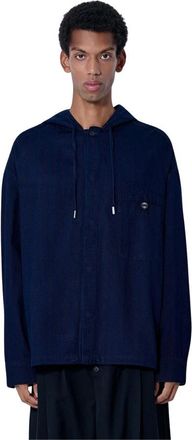 Jacquemus La Chemise Denim Chevron Jas - Heren - Spijkeroverhemden - Blauw - XL - Denim - Overhemden