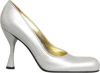 Dolce & Gabbana Heels Pumps - Dames - Pumps - Grijs - 39 EU - Leer - Schoenen