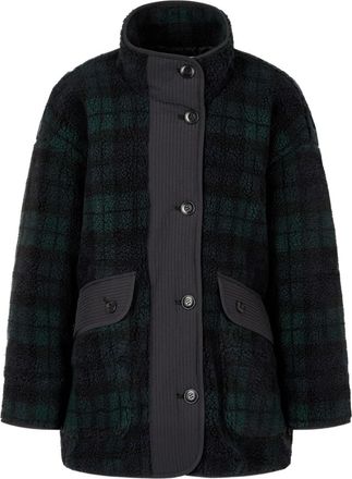 STUDIO TOMBOY check-pattern jacket - Black
