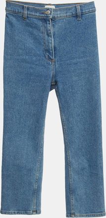 Magda Butrym Blue Denim Capri Jeans