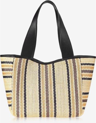Gigi New York Mercer Tote in Natural Raffia at Nordstrom