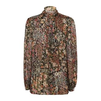 Valentino Garavani Shirts, female, Multicolor, Size: S All-Over Print Shirt