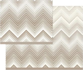 Missoni Home Marea Set 2 Stuks - unisex - Handdoeken - Beige - ONE Size - Tweed - Home