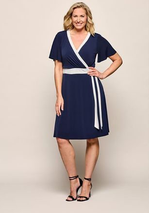 Mart Visser Regina Jurk Navy Maxi