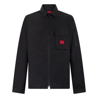 HUGO BOSS Emmond Jas - Heren - Zomerjassen - Zwart - XS - Katoen - Jassen