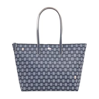 Lacoste Grote L.12.12 Concept Print Tote - Dames - Tassen - Blauw - Maat: ONE Size Piqu&eacute;