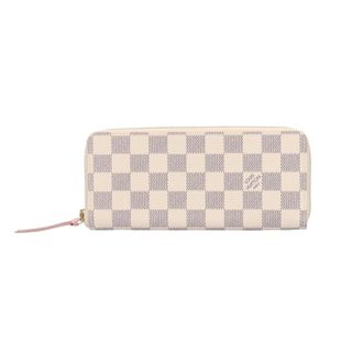 Louis Vuitton Damier Azur Rose Ballerine White Damier Azur Long Wallet (Bi-Fold) (Pre-Owned)
