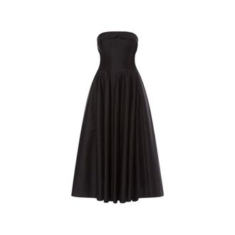 Alberta Ferretti Alberta Ferretti, Party Dresses, female, Black, Size: M Dress in wool and silk