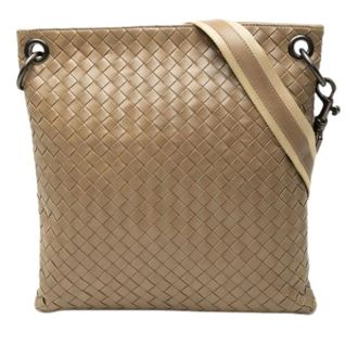 Bottega Veneta Pre-owned Cross Body Bags, female, Brown, Size: ONE SIZE Pre-owned Woven Crossbody Bag