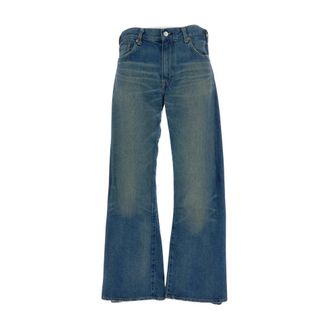 Junya Watanabe Wide Jeans, female, Blue, Size: M Wide Jeans