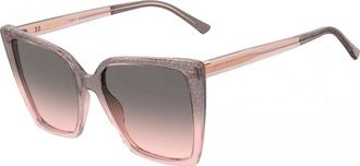 Jimmy Choo London Womens LESSIE 56 S KON Sunglasses - Pink - One Size