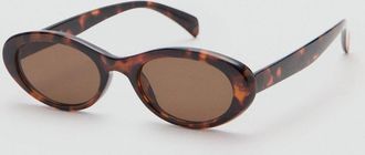 Mango Occhiali da sole montatura acetato cioccolato - Donna - Taglia unica - MANGO