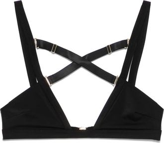 Maison Close Top bikini a fascia Fatale - Nero