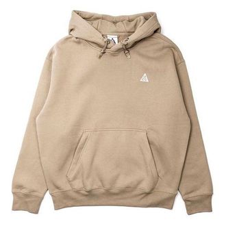 Nike ACG Series Embroidered Logo hooded Pullover Long Sleeves Khaki CW4490-247
