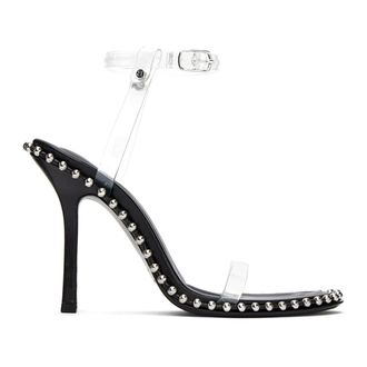 Alexander Wang Alexander Wang, High Heel Sandals, female, White, Size: 8 US Logo Fitted Hat