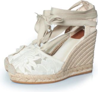 Tory Burch Tory Burch bloemen espadrille wedge