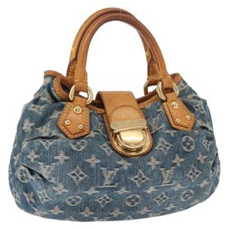 Louis Vuitton Pre-owned Canvas Handtas - Dames - Pre-owned - Blauw - Maat: ONE Size