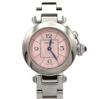 Cartier Pre-owned Stainless Steel watches - Dames - Vintage Horloges - Roze - ONE Size - Vintage