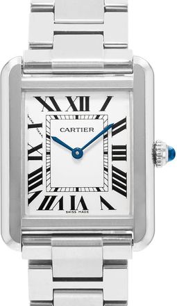 Cartier Pre-owned Cartier Tank Solo Quartz Silver Dial Ladies Watch W5200013