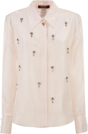 Max Mara Mseagi zijden organza overhemd