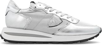 Philippe Model Tropez Hoge Sneakers - Dames - Sneakers - Grijs - 40 EU - Katoen - Schoenen