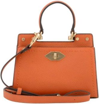 Pourchet Trianon Handtas - Dames - Handtassen - Oranje - ONE Size - Leer - Tassen