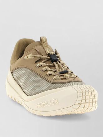 Moncler trailgrip lp mesh sneakers round toe